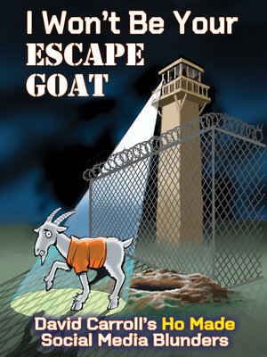 cover image of I Won't Be Your ESCAPE GOAT
